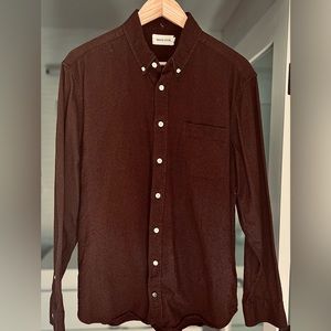 Taylor Stitch Oxford button down (“The Jack”) in brownish/maroon